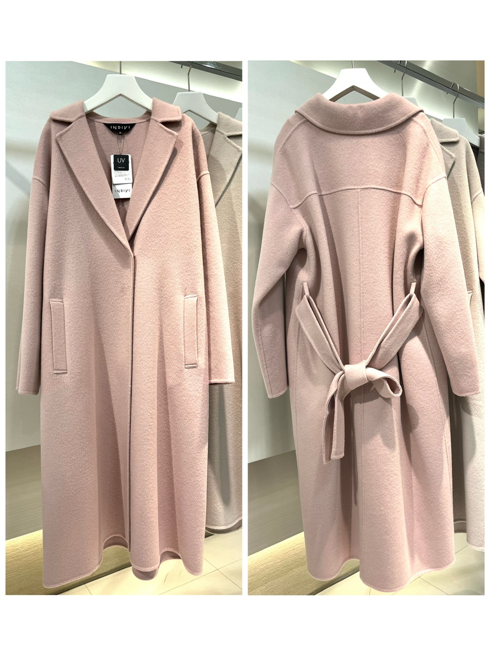 良質素材で大人っぽい！リバーテーラードロングコート | インディヴィ | 大丸京都店公式 SHOP BLOG