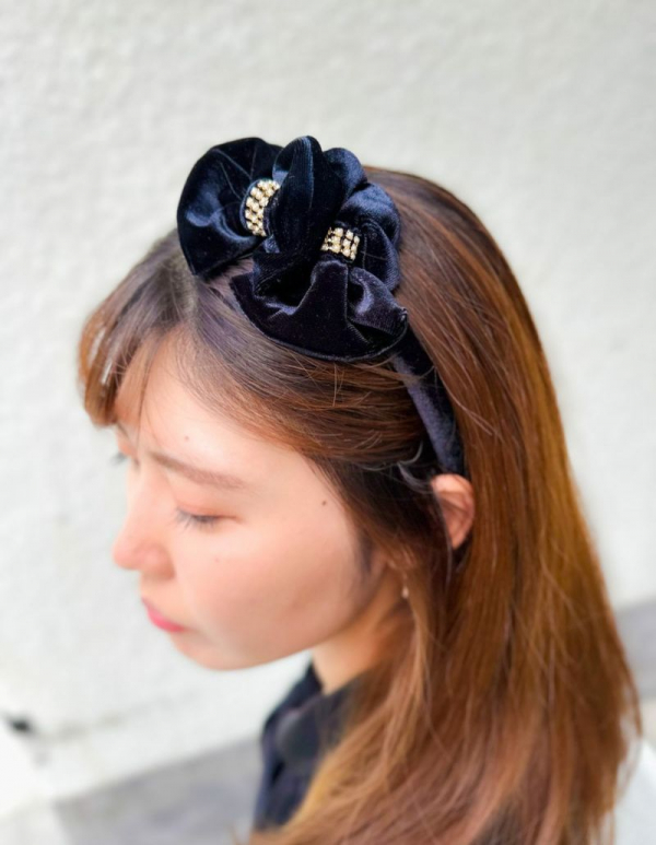 【ギフ_包装】 acca】ベルベット素材で秋を先取り BLOG SHOP 大丸京都店公式 | アッカ | ヘアアクセサリー